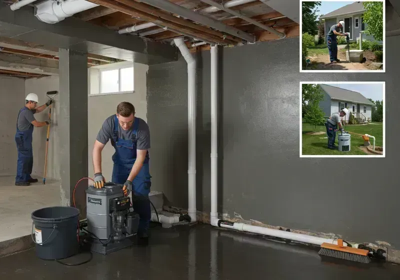 Basement Waterproofing and Flood Prevention process in Gower, MO